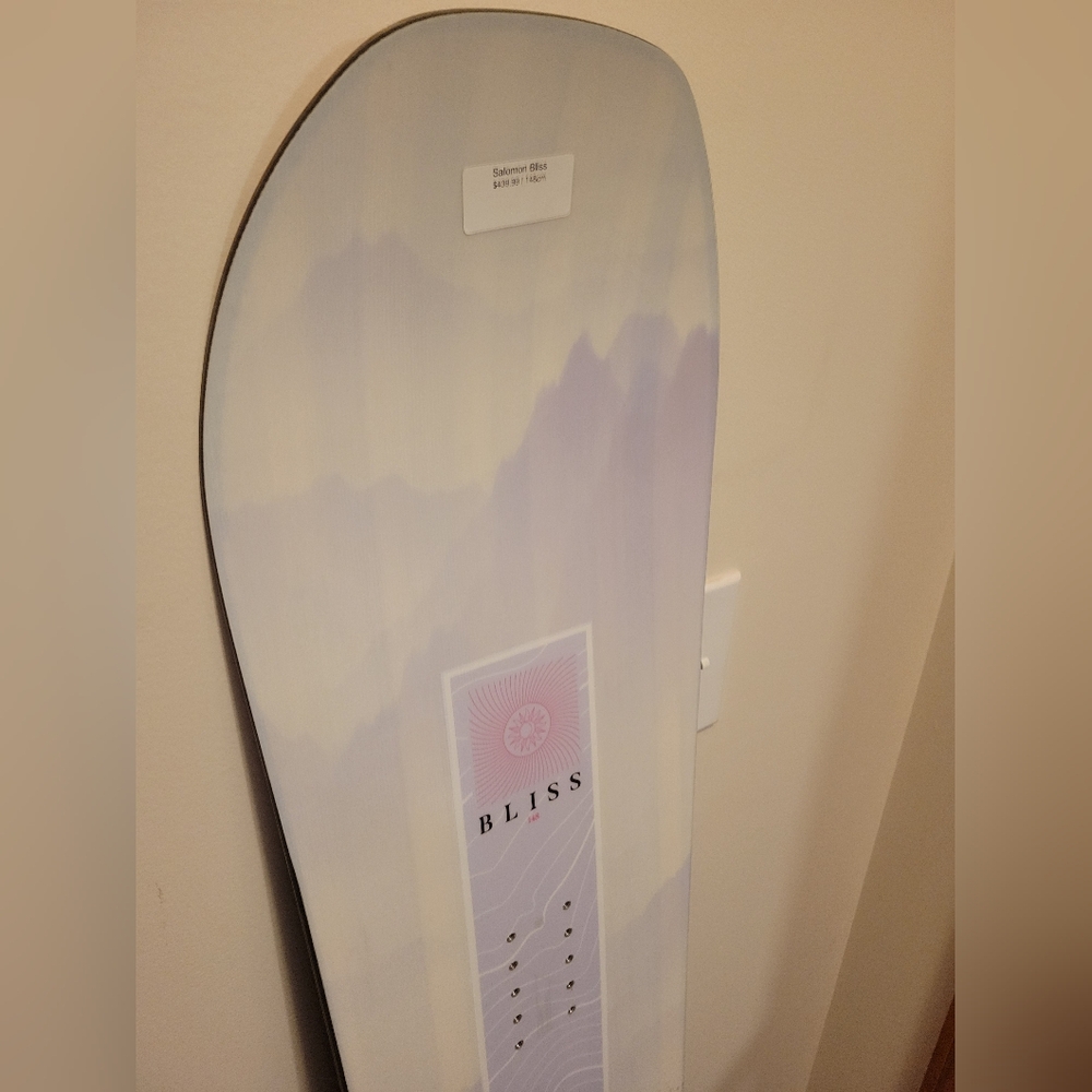 Salomon Bliss Snowboard - White and Pink